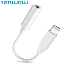 

Mobile Phone Adapter for Lightning Audio Converter 3.5mm jack AUX Headphone Splitter for iPhone 7/8/10/X Plus for iOS 10.3