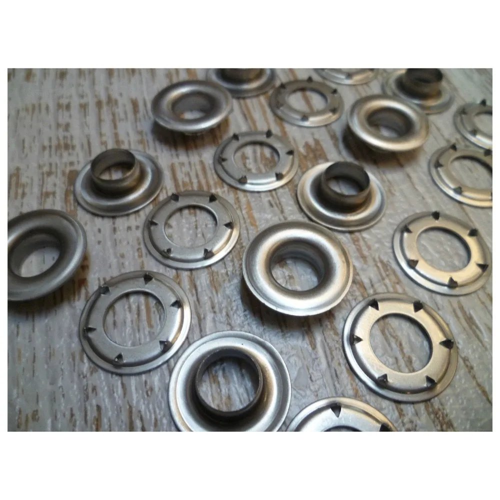 

SP6 Grommets Eyelets - 60 Pack - Marine - Tent, rip stop mesh Boat & Tarp Covers for canvas PVC vinyl leather