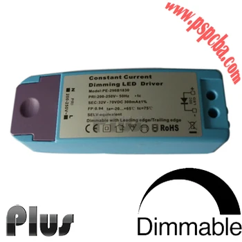 

(50pcs/lot) 3~22W Triac dimming constant current 17.64W 25-42V 420mA dimmable led driver power supply