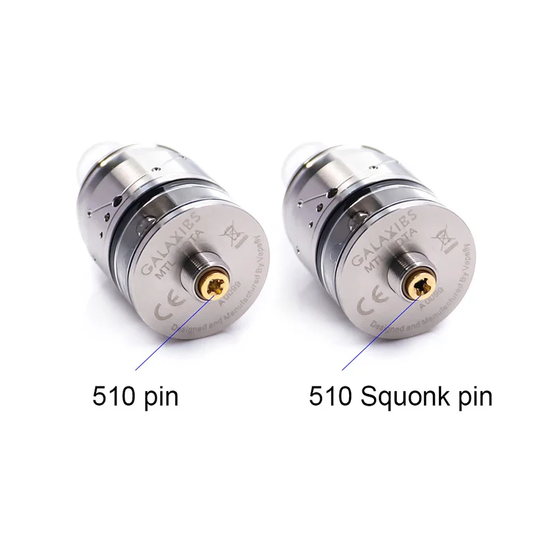 Оригинальная емкость vapefly Galaxies 2 мл MTL Squonk RDTA для наполнения сверху/снизу питание vs