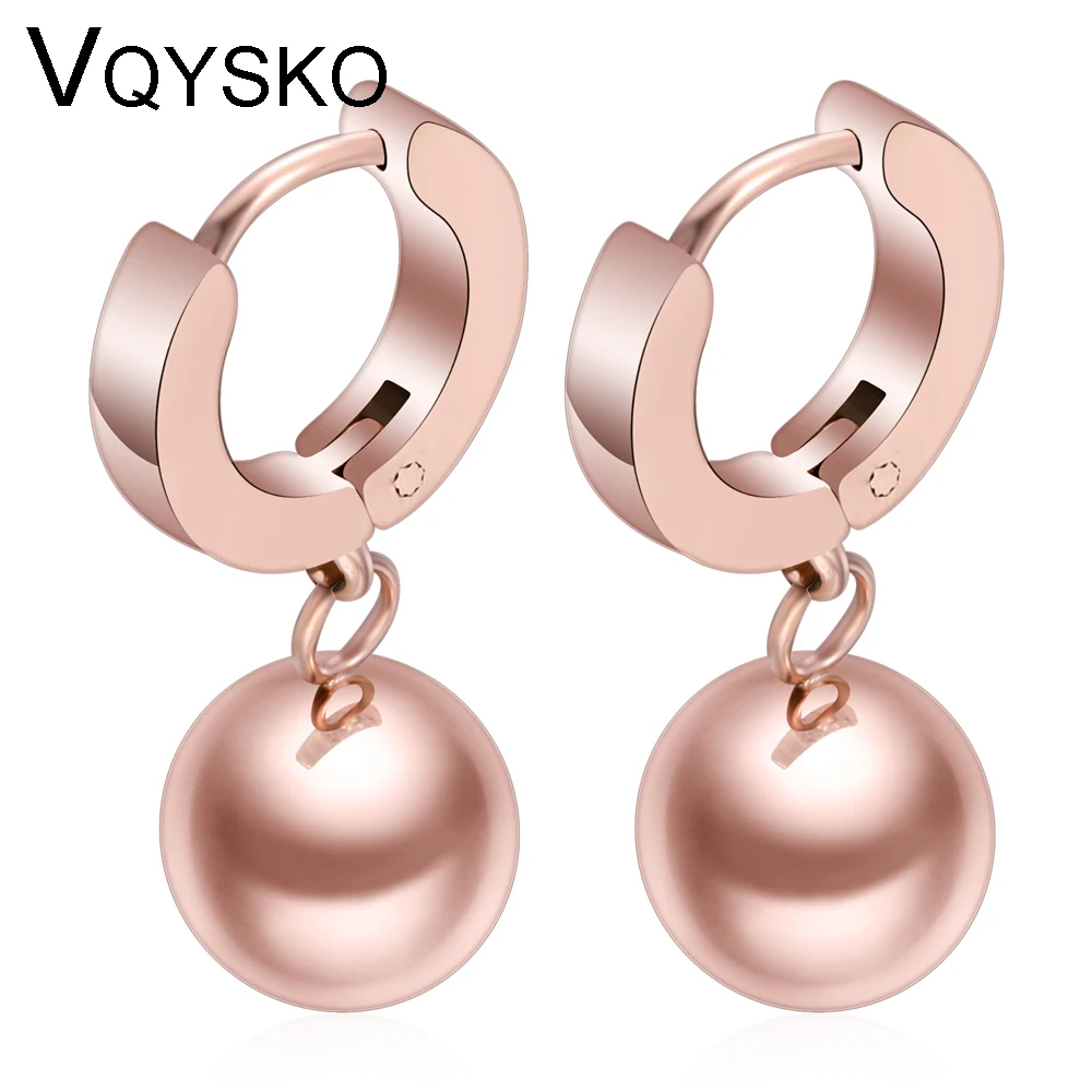 Женские серьги кольца из нержавеющей стали с фианитом|fashion hoop earrings|hoop earringscubic zirconia