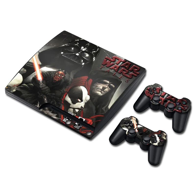 Пленка Звездные войны Кожа Наклейка для PS3 Slim playstation 3 консоли и контроллеры для PS3 скины наклейки Винил