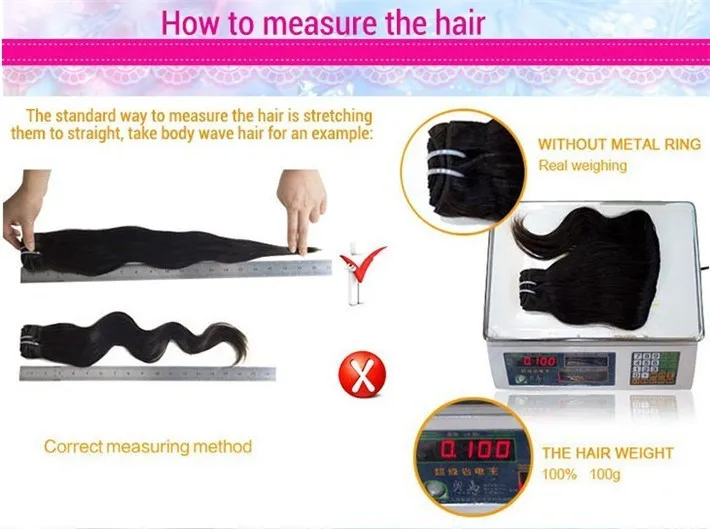 how to measure the hair