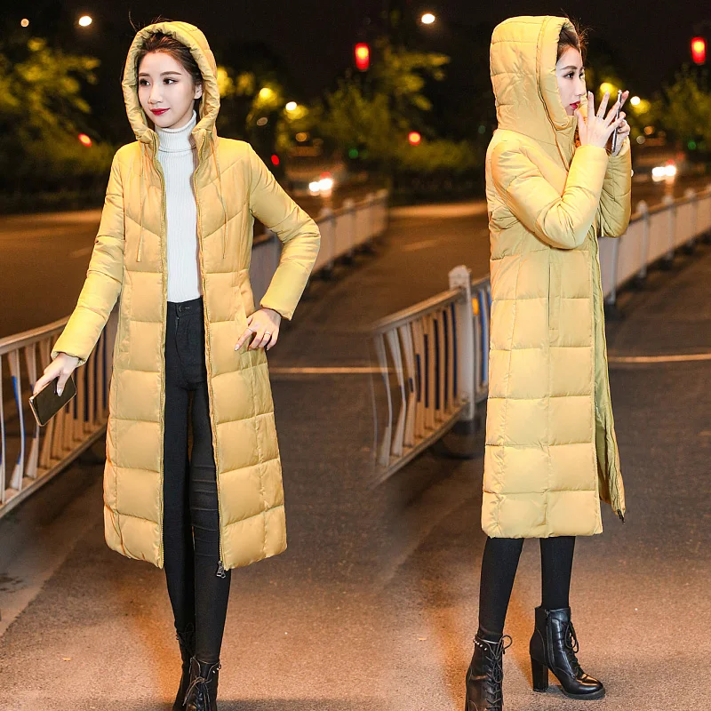 

womens Winter Jackets Hooded Stand Collar Cotton Padded Female Coat Winter Women Long Parka Warm Thicken Plus Size 4XL 5XL 6XL