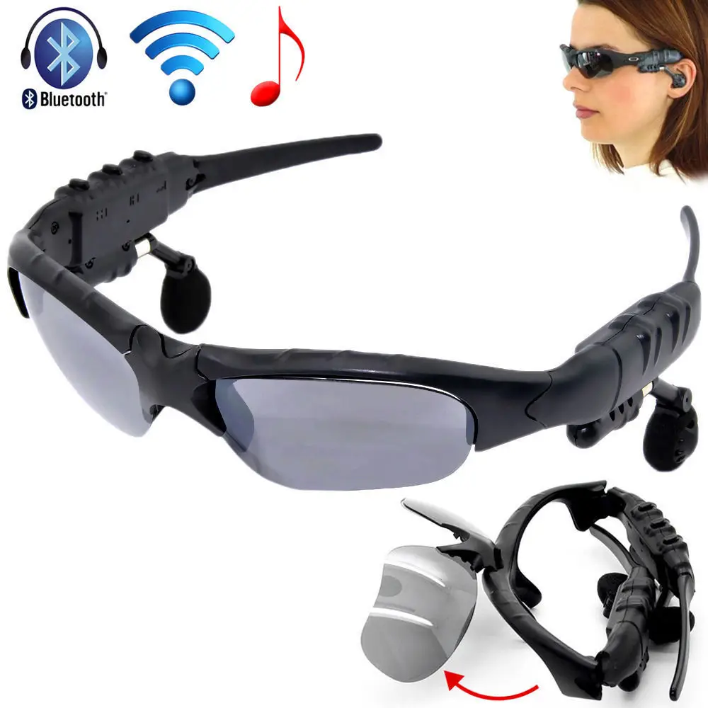 New! outdoor Sunglasses Bluetooth Headset headphone Sun Glasses for