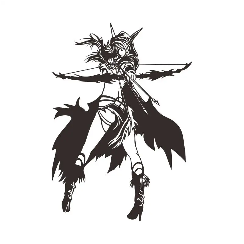 

CHM-DCTAL League of Legends VI Anime Decorative Vinyl Art Wall Sticker Decal Envio libre juego de dibujos animados LOL etiqueta