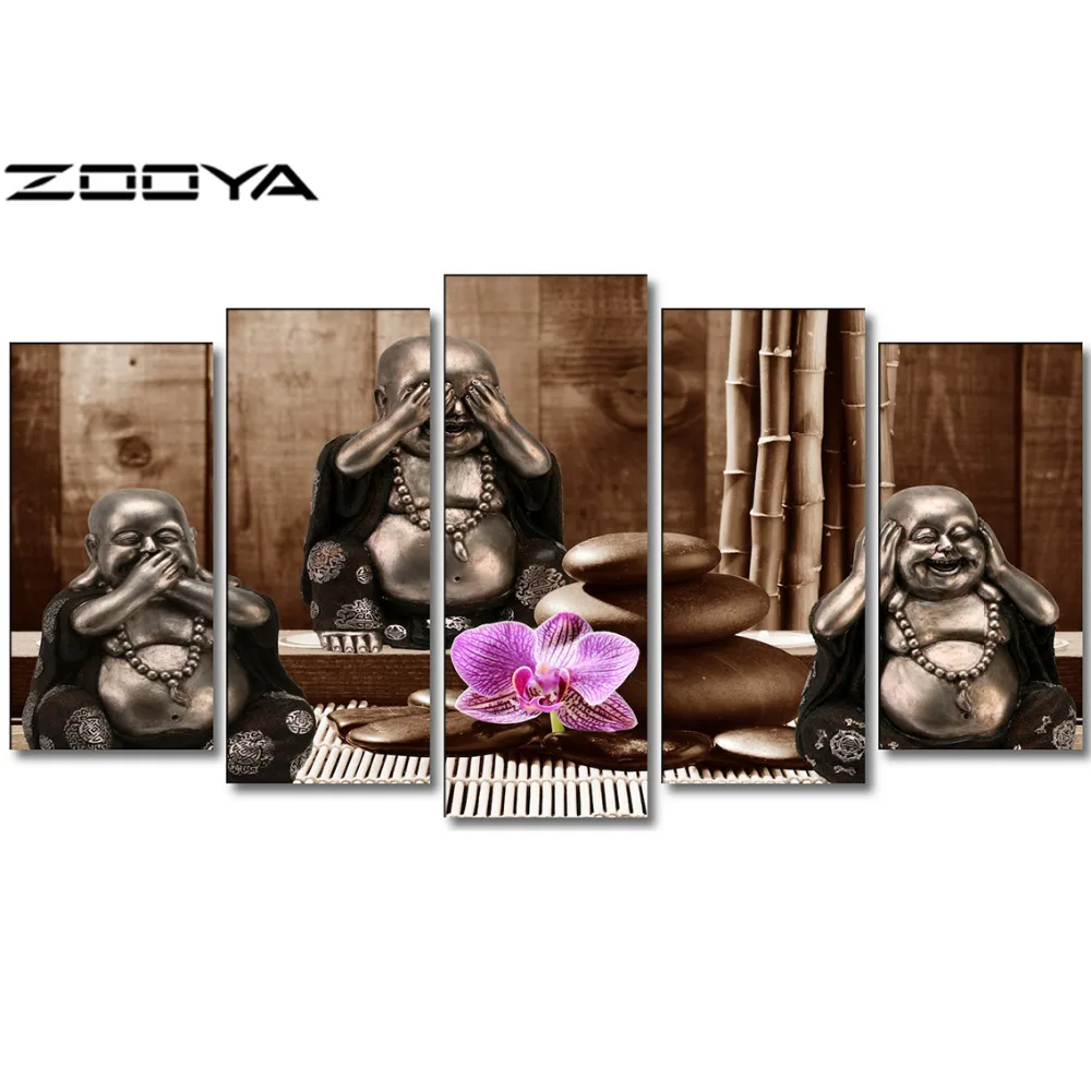 

3d Needlework Diamond Painting Beautiful Flower Religious Buddha Diamond Embroidery All Drill Rhinestone Mosaic Picture AT1731