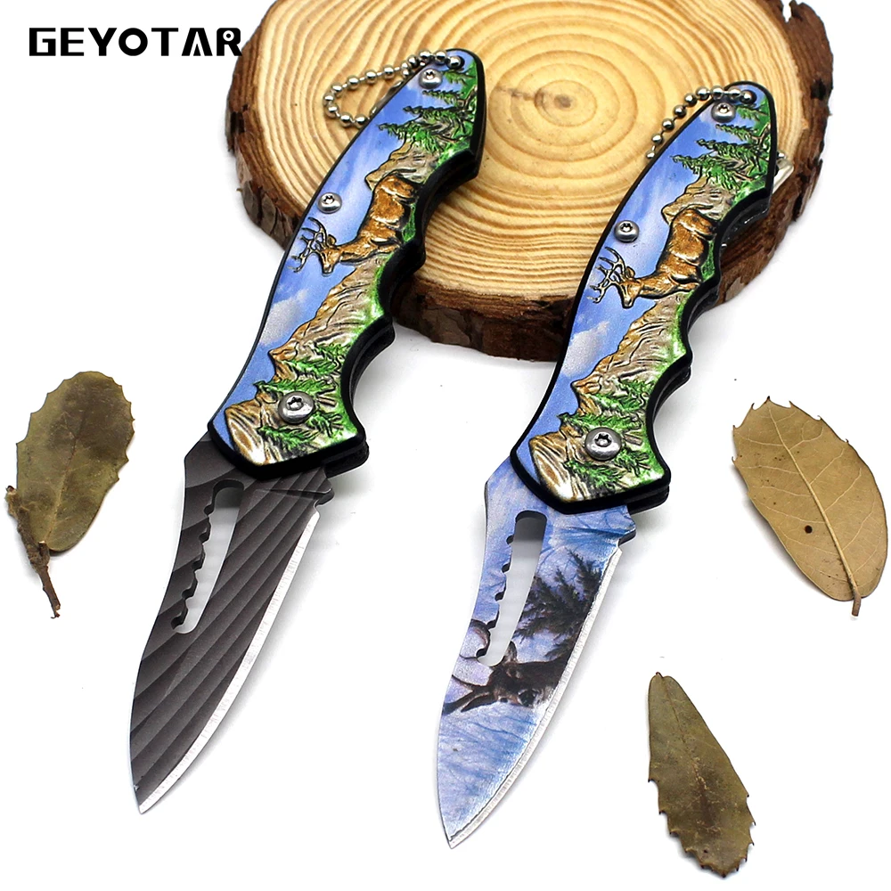

Mini Knife Survival Hot Sale Hunting Portable Key Edc Stainless Fold Camping Tactical Folding Pocket Ring Outdoor Tools 2019