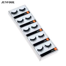 Новые толстые ресницы, 10 пар, черные очаровательные толстые ресницы для глаз, вечерние накладные ресницы для макияжа, натуральный длинный поддельный макияж, накладные ресницы