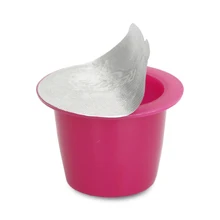 Recaps одноразовые пустые кофейные капсулы Pod Заполняемые эспрессо кофе или чай для машины Nespresso чайник красного цвета