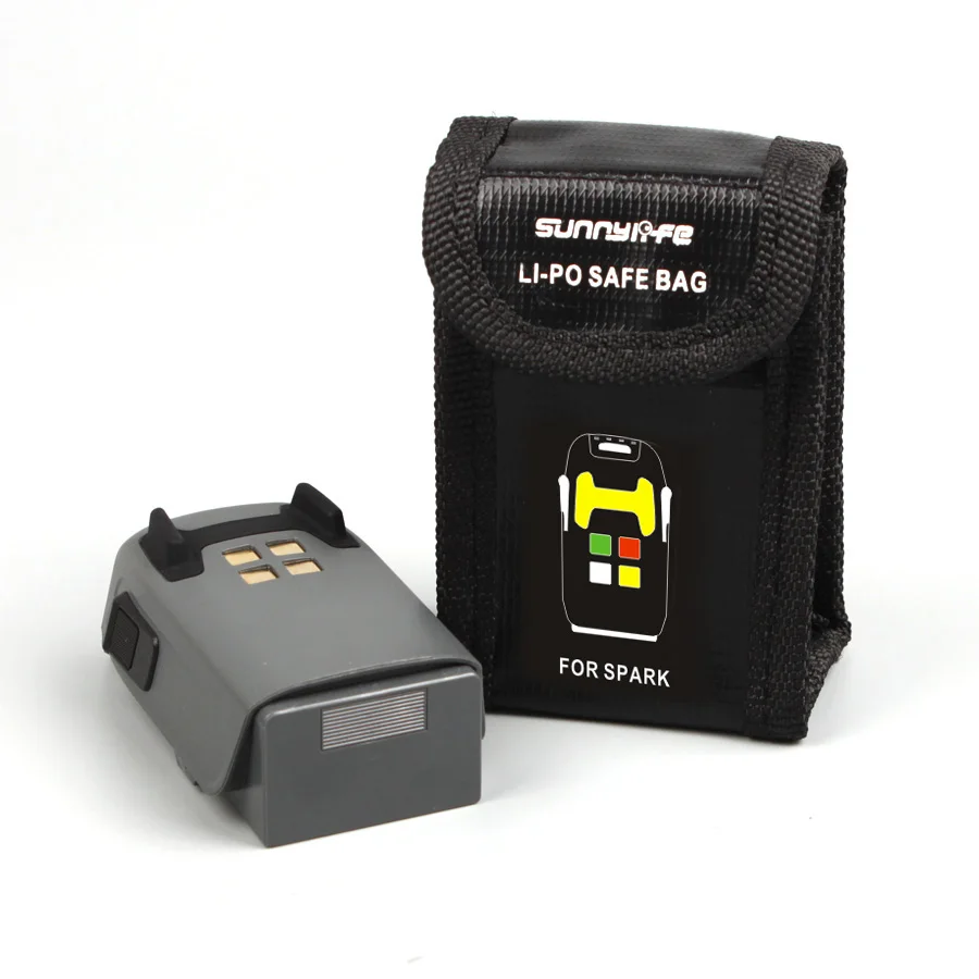 

Dji Spark Lipo Battery Safe Bag Explosion proof Protective Battery Safety Guard for DJI Spark Storage Bag