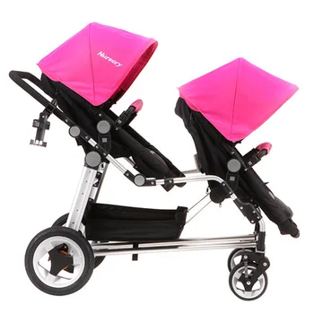 

Twins Baby Stroller Activity & Gear prams for newborns twins stroller 3C tweeling cochecito bebe gemelar folding beach cart