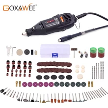 GOXAWEE taladro eléctrico grabador Mini taladro amoladora Dremel Kit de herramientas rotativas con accesorios Dremel máquina de perforación herramienta eléctrica