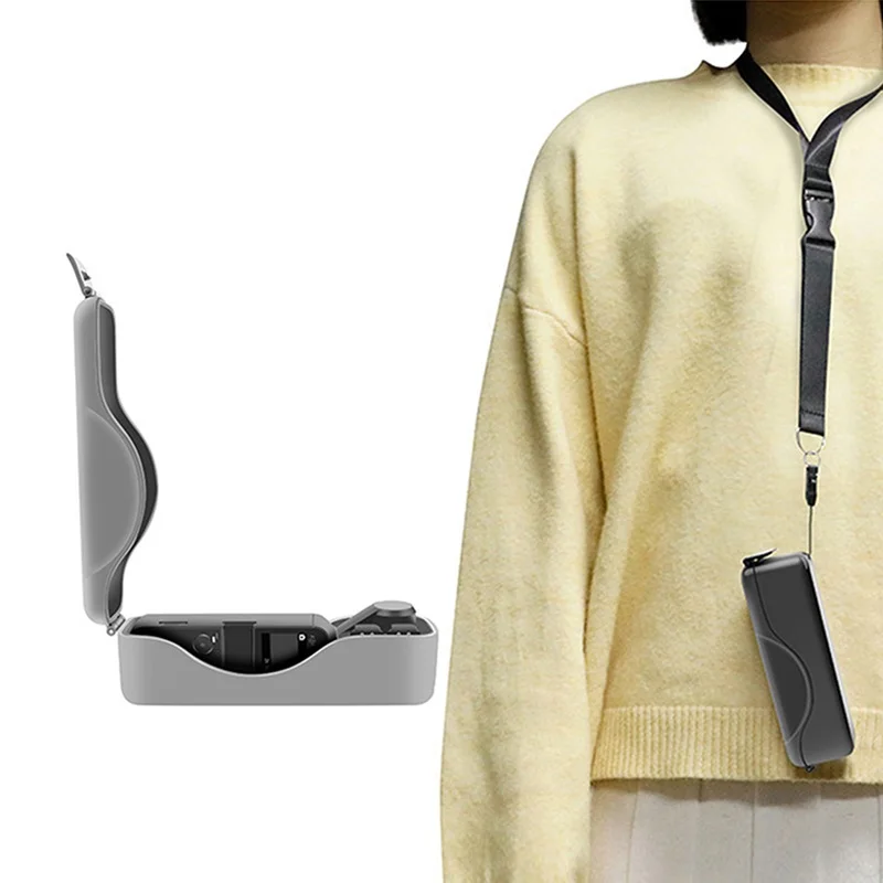 Osmo Карманный защитный чехол для тела, Портативная сумка для DJI Osmo Pocket, аксессуары для Gimbal - Цвет: Серый