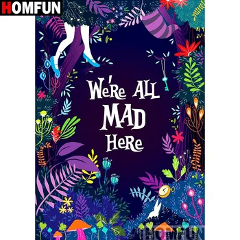 

HOMFUN Full Square/Round Drill 5D DIY Diamond Painting "Letter pattern" 3D Embroidery Cross Stitch 5D Home Decor A13139