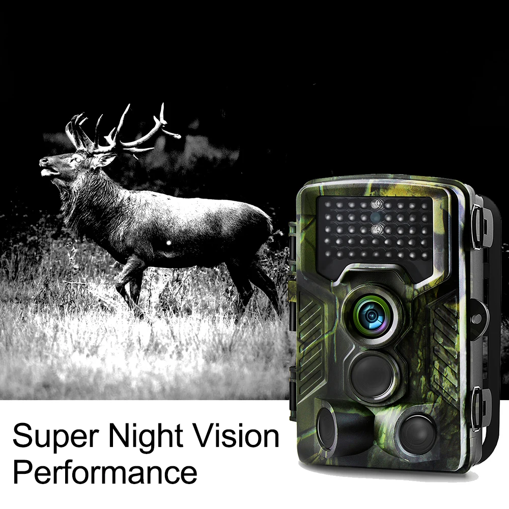

EYOYO Infrared Trail Cameras 1080P HD Digital Hunting Camera Waterproof Night Vision Wildlife Scouting Device HC-800A