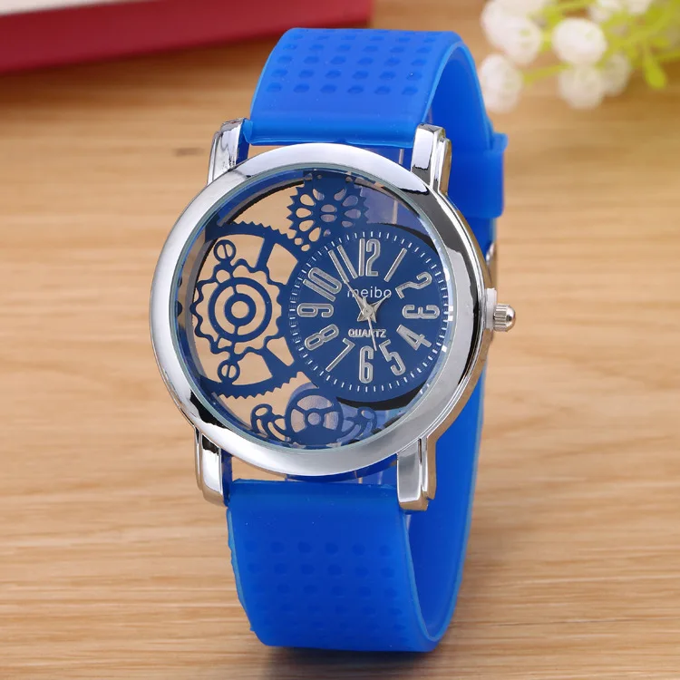 

Top Luxury Brand Silicone quartz watch women men ladies fashion bracelt wrist watch wristwatch relogio feminino masculino Clock