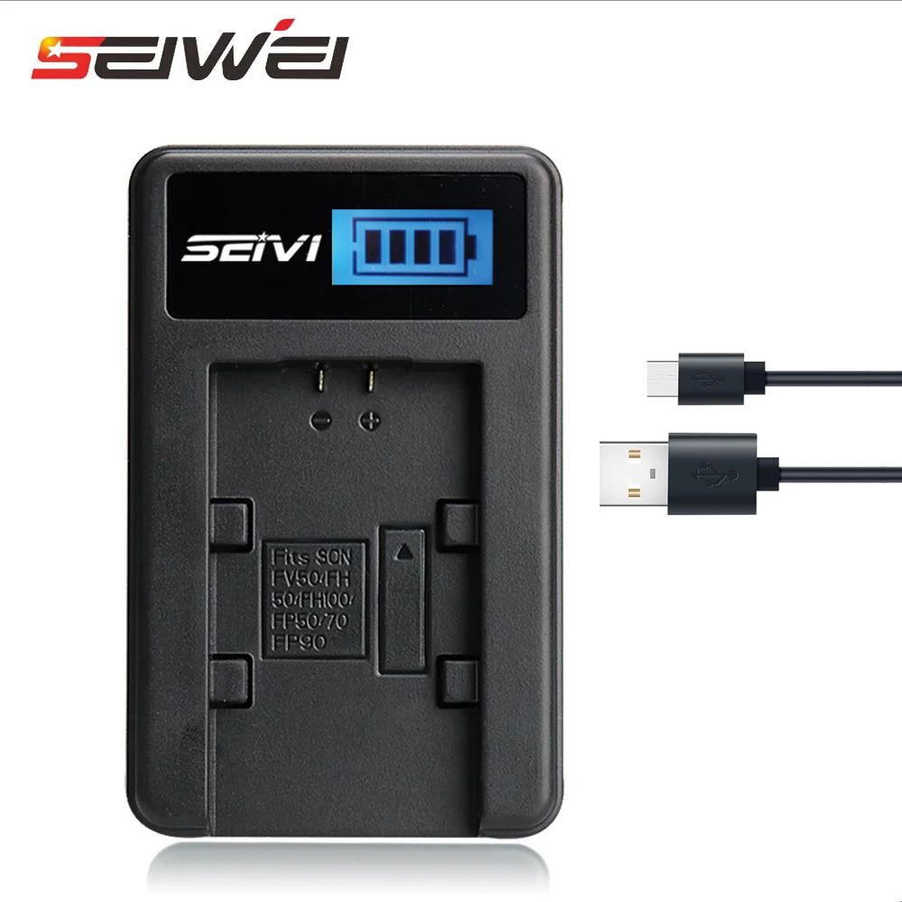 Для sony NP-FV50 lcd USB зарядное устройство+ 1400 мАч NP FV50 батарея для камеры для NP-FV30 FV50 FV70 FV90 FV100 FV120 HDR-SR68 DCR-SX85 - Цвет: 4