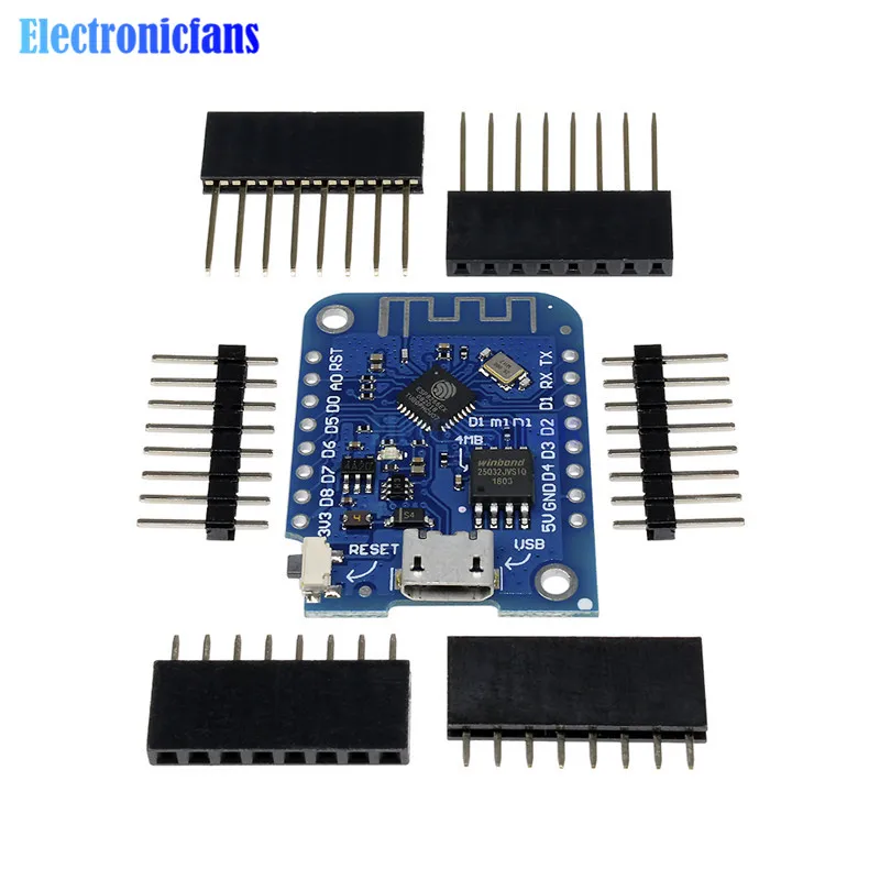 ESP8266 CH340 CH340G 4MB Wemos D1 Mini V3.0 V3.0.0 беспроводной wifi Интернет вещей макетная плата модуль для Arduino Nodemcu