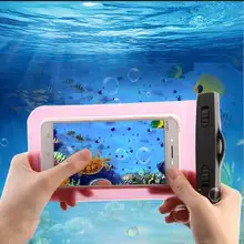 5.8 ” Touch Screen à prova d ‘ água bolsa Case capa para HTC um X9 M9 A9 E9 M8 M8S xiaomi m5 m2 2 s 2a m3 m4 4a 4c Huawei p8 p7 p6 G6 G7