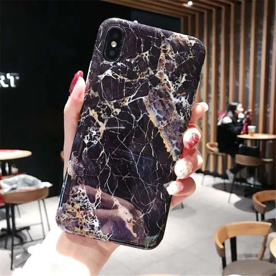 Новинка Роскошный Мраморный чехол для телефона iPhone XS MAX XR X 7 6 6S 8 Plus 8plus 7plus 6splus