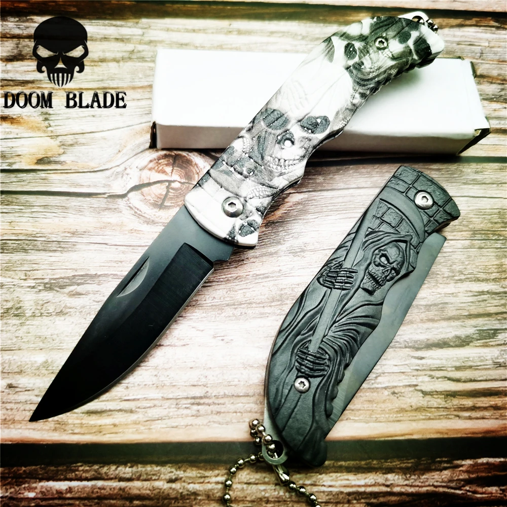 

160mm 5CR15MOV Blade Knives Outdoor Keyring Ring Keychain Fold Open Opener Pocket Package Survive Gadget Multi Tool Box Kit