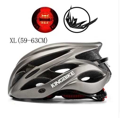KINGBIKE матовый велосипедный шлем MTB дорожный велосипедный шлем для женщин и мужчин Casco Ciclismo сверхлегкие шлемы велосипедный шлем в форме черепа Ciclismo - Цвет: J-629-Titanium