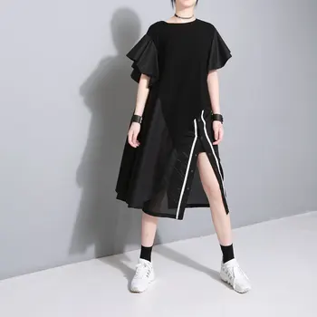 

Tumblr Polyester Unicorn Korean Special Offer Full Kpop Women Free Shipping 2020 New Ruffles Irregular Tees Large Size Tops