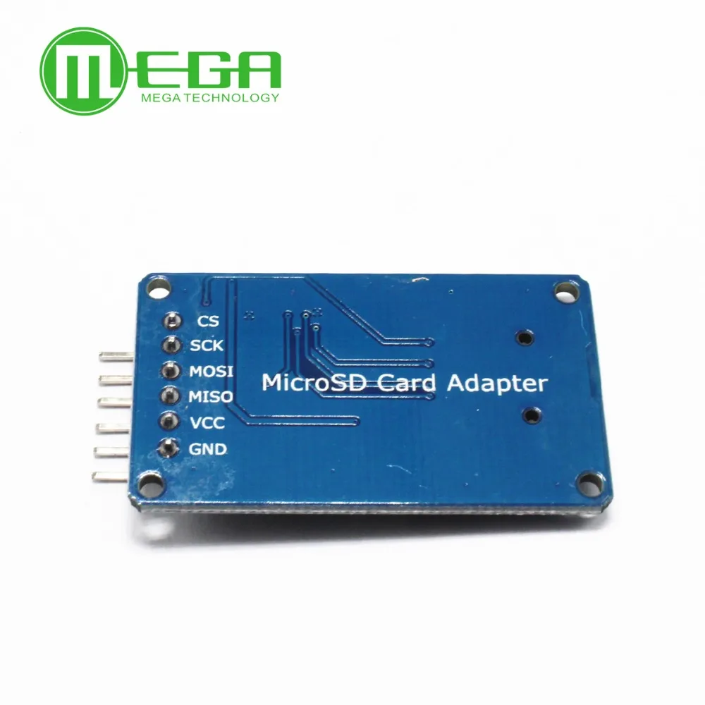 10pcs/lot Micro SD card mini TF card reader module SPI interfaces with level converter chip for arduino