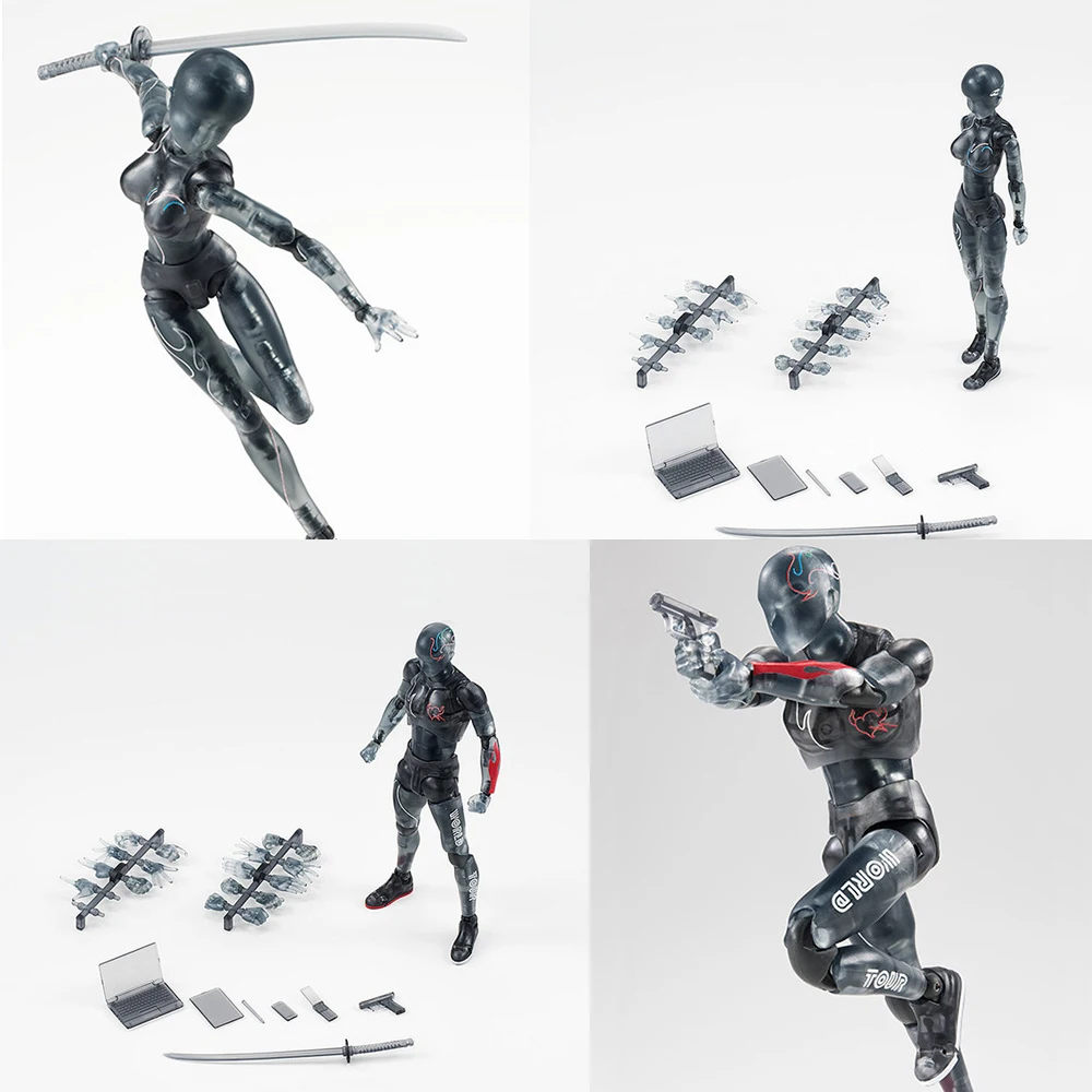 

Body Kun Chan Figure Black Color World Tour Ver.Tamashii Nations 10th Anniversary Action Figure Collectible Model Toy
