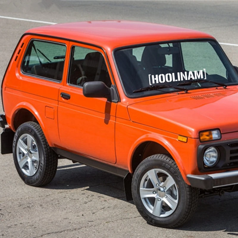 CK2817#24*4.5cm HOOLINAM hoolinam funny car sticker vinyl decal silver/black car auto stickers for car bumper window car decor - Image 5