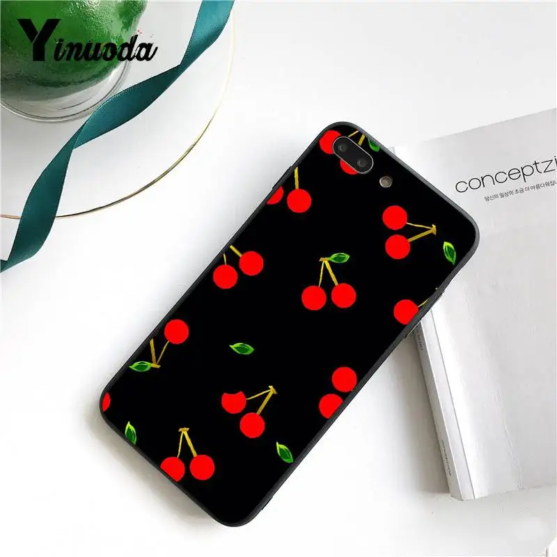 Чехол Yinuoda для iPhone 7 6 чехол с изображением летних вишневых фруктов оболочка