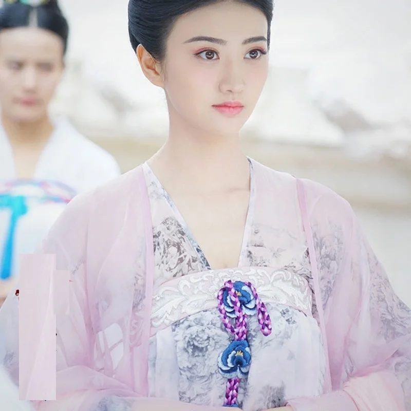 Us 35 0 Jing Tian Shen Zhenzhu Princess Costume Hanfu Of Tang Dynasty High Waist Ruqun For New Tv Play The Glory Of Tang Dynasty Costume Hanfu Hanfu