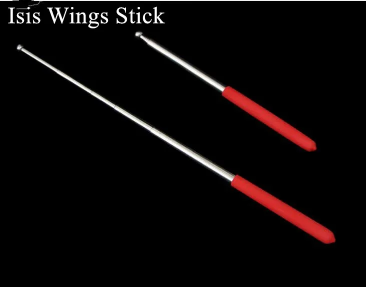 

1 Pair Portable Telescopic Silver Sticks For Belly Dance Isis Wings Egypt Indian Dancing Accessory Rod 100cm 120cm Extra Thick