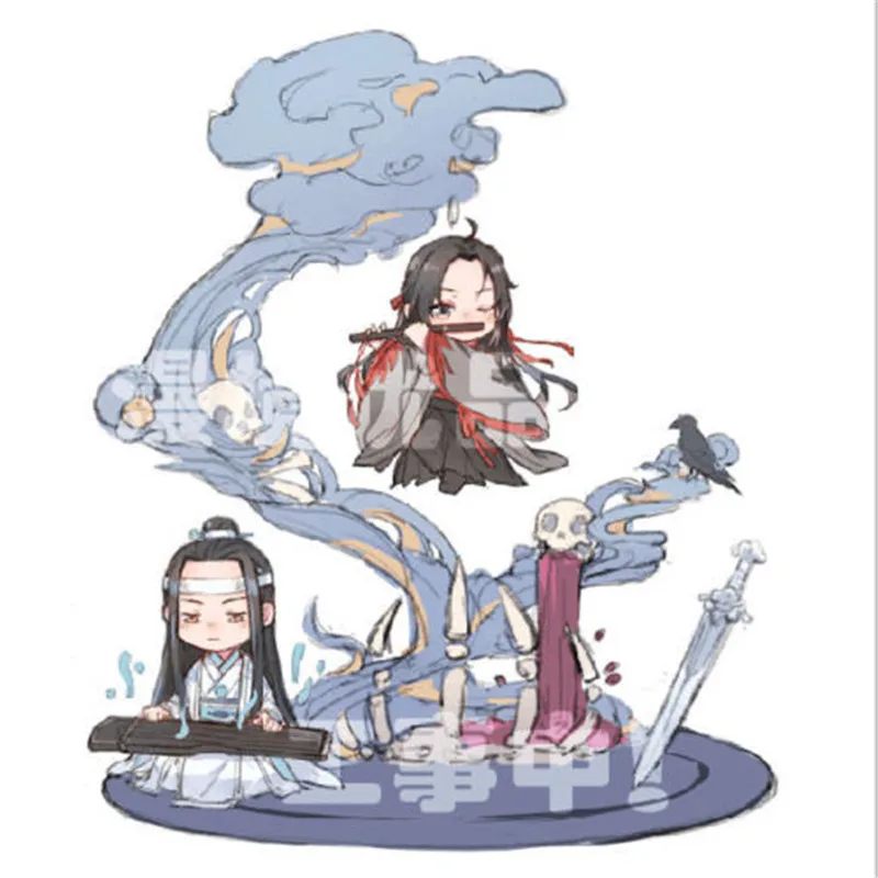 Grandmaster Demonic культивирование Wei wuxian Lan Wangji BL Mo Dao Zu Shi сцена акриловая подставка брелок в виде фигуры рождественские подарки