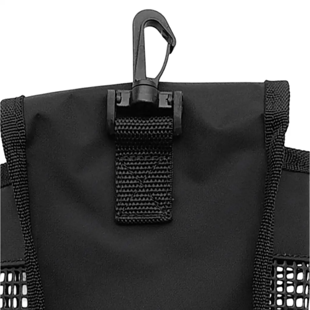 Perfeclan Ultralight Compact Mesh Gear Bag Pouch & Clip for Scuba Diving Reel Bolt Snap & SMB Safety Marker Buoy Equipment
