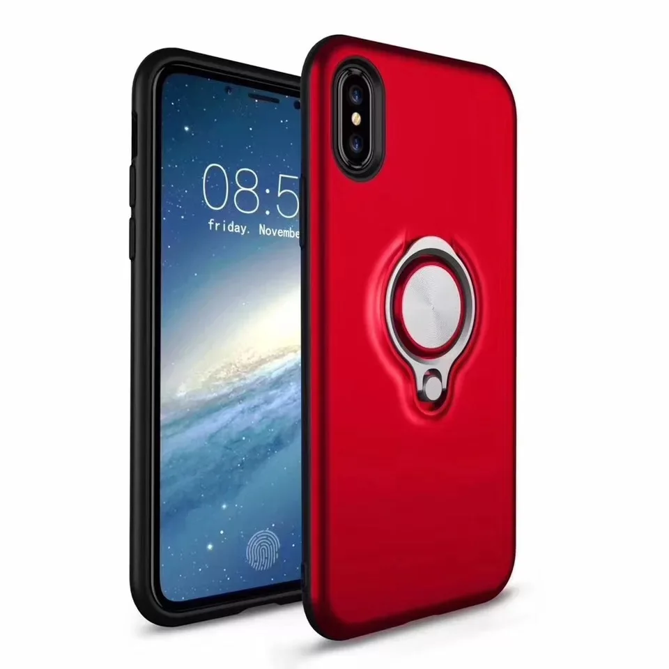 Чехол Sumgo для iPhone 8 X автомобильный Магнитный противоударный чехол 6 6s 7 Plus задняя