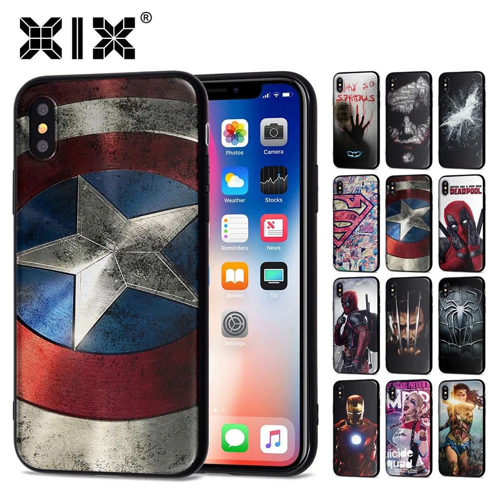 

For iPhone 4 4S 5 5S 6 6S Plus 7 7 Plus case heroes soft silicone clear TPU cover for fundas iPhone case coque for iPhone 6 7