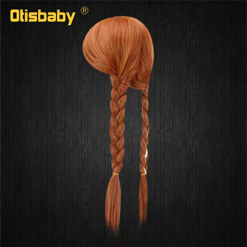 Anna Wig Платье Эльзы для девочек Детские вечерние костюмы Снежной королевы с длинными рукавами и пайетками; маскарадный костюм принцессы с меховым воротником; накидка со снежинками - Цвет: Anna Wig