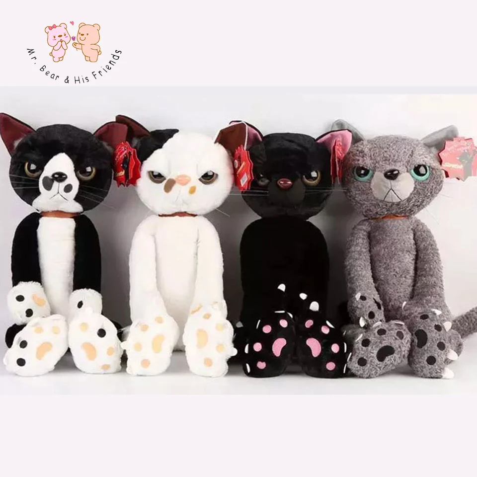 40 см чучело кошки плюшевые игрушки Японии нуля котенок peluche Sharp Paw Neko мягкая