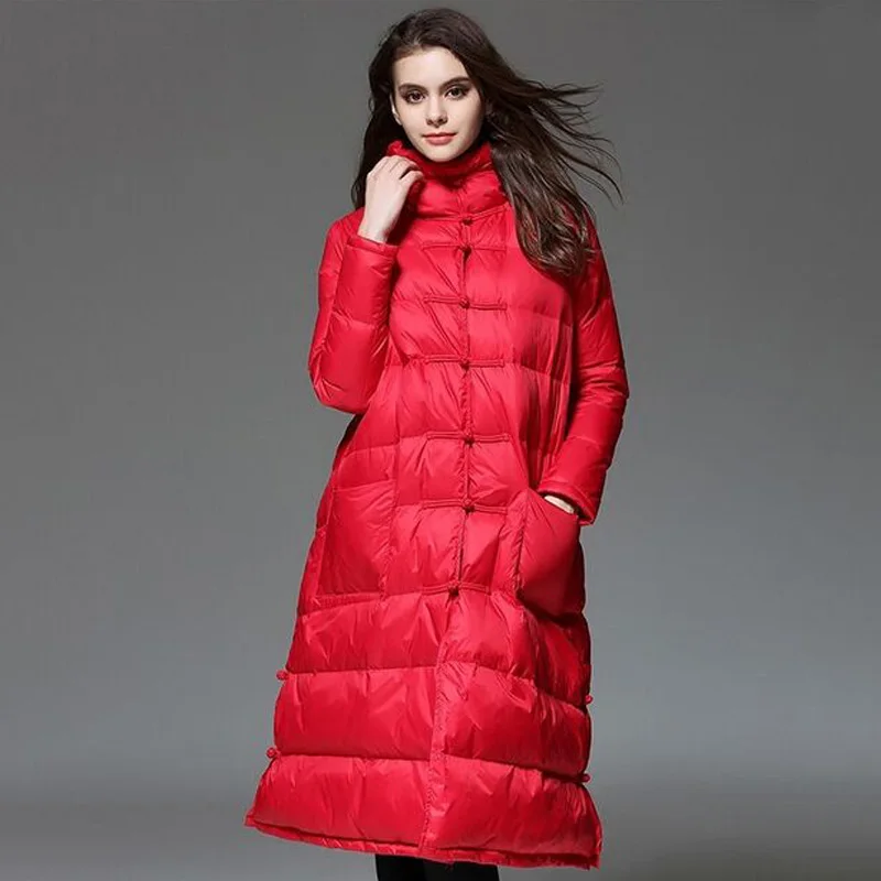

2018 New Fahsion Women Winter Coat Warm Winter Thick Hooded Parka Winter Down Women Jackets Loose Female Overcoat High Quality