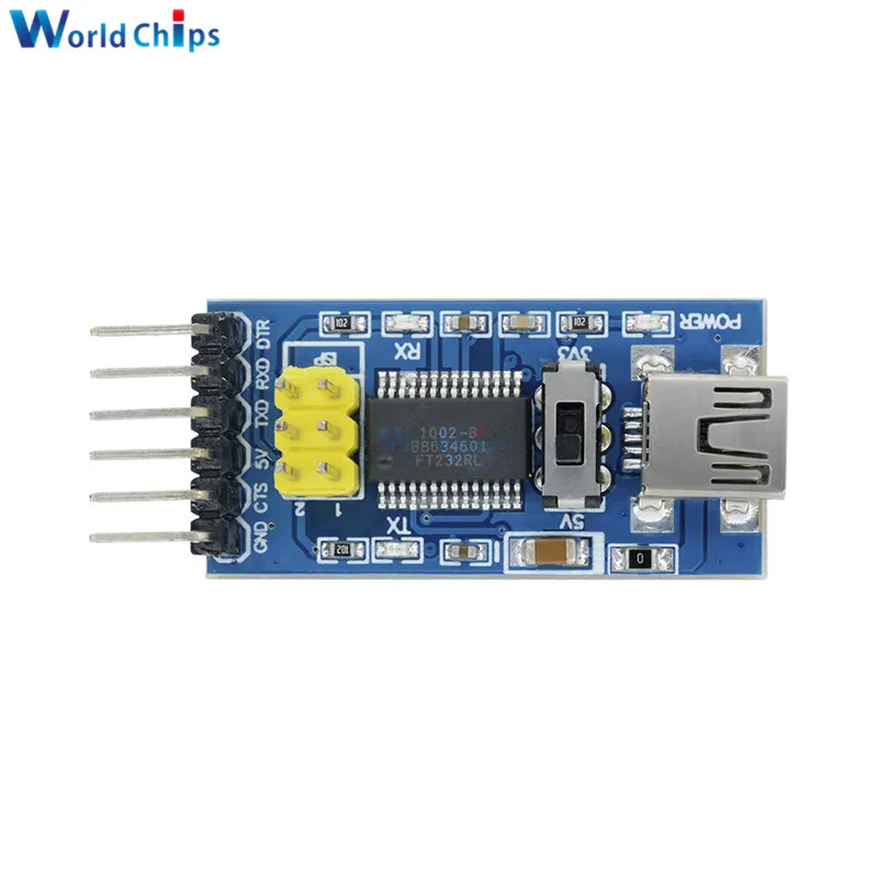 Основная плата для FTDI FT232RL USB в TTL последовательный IC адаптер конвертер модуль Arduino