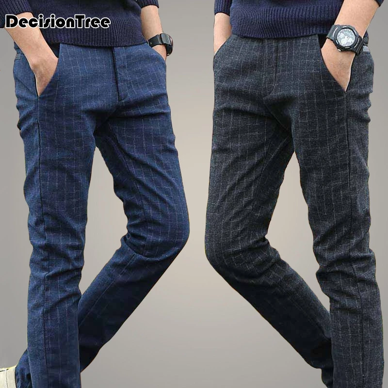 

2019 summer men's suit pants high quality men dress pants straight business mens formal pants big classical trousers