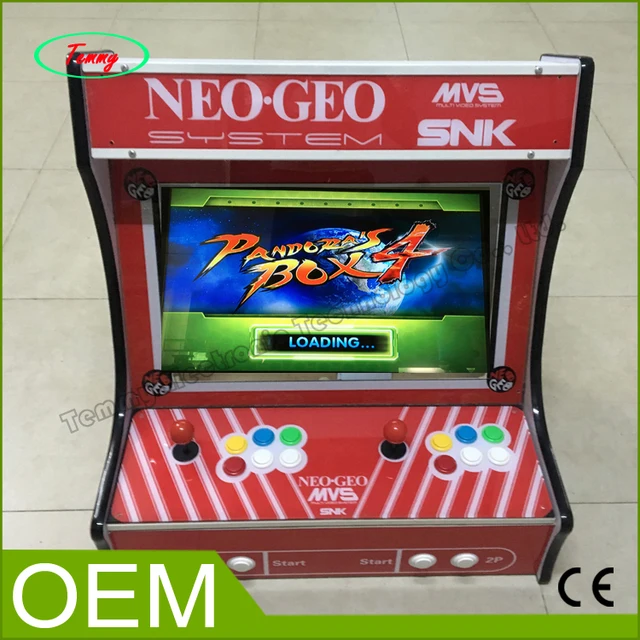 Cheap Use SANWA button and joystick and pandora box 4 for 22 inch LCD mini arcade game machine