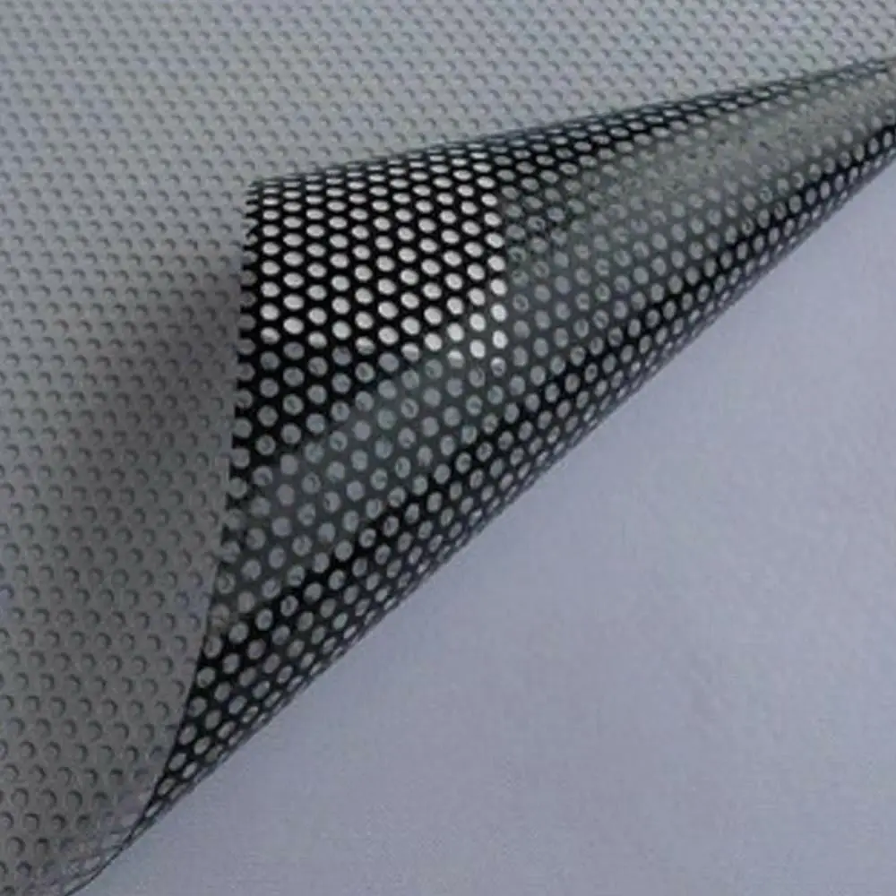 One Way Vision White Perforated Effect Vinyl Film Car Window Adhesive Sticker Vinyl Decor Car Home Building privacy Film 1.37x2m