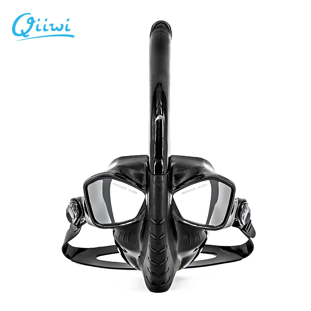 غص قناع مكافحة الضباب و مكافحة تسرب Qiiwi الغريبة كامل الوجه تصميم قناع الغوص والغطس التكنولوجيا الرياضات المائية