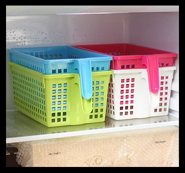 New Refrigerator Food Handle Storage Basket Picnic Kitchen New Refrigerator Food Handle Storage Basket Picnic Kitchen Es Cestas Desktop Sundries Fruit Vegetable