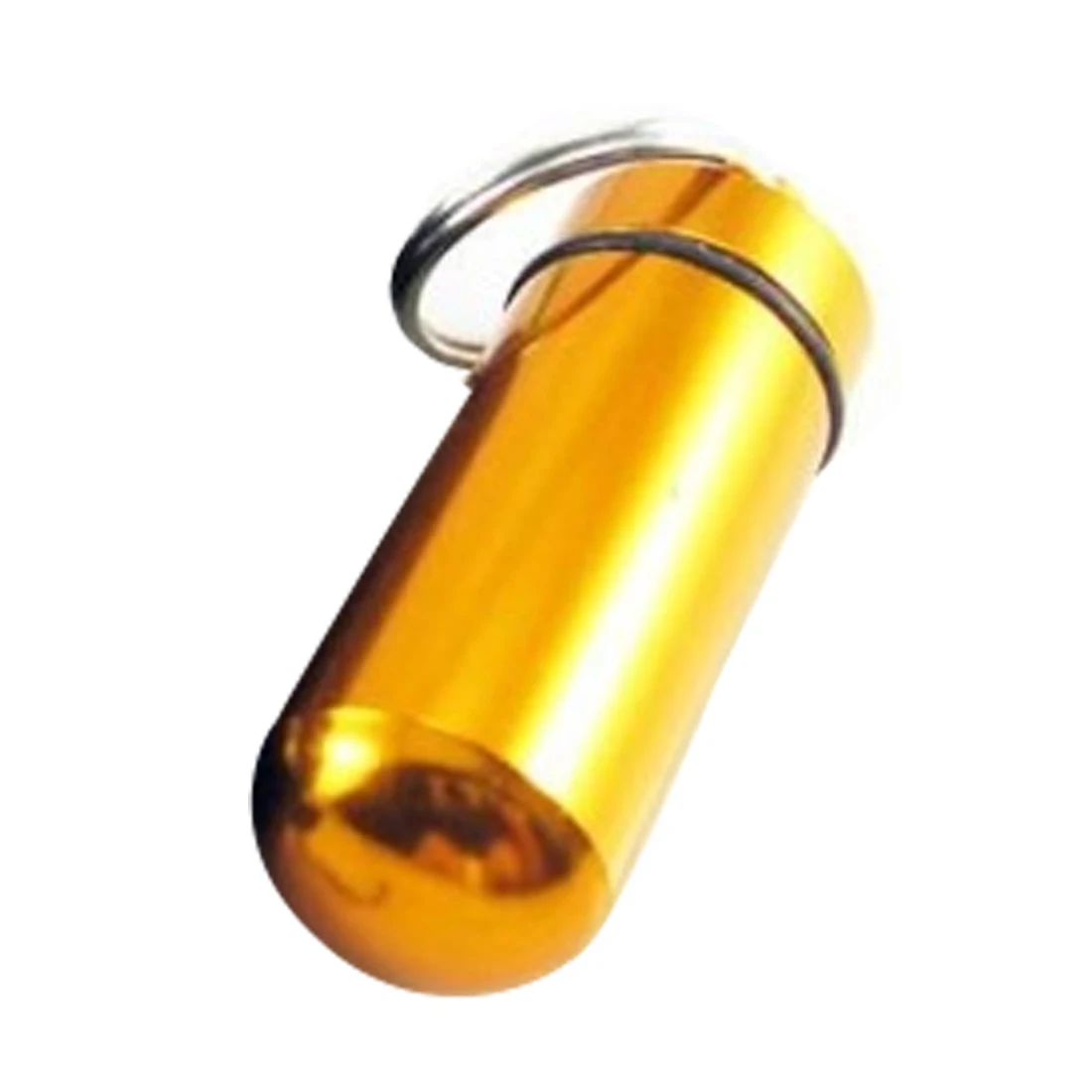 

1PC Portable WaterProof Mini Blue Aluminum Keychain Tablet Storage Box Pill Bottle Case Holder Medicine Box Health Care