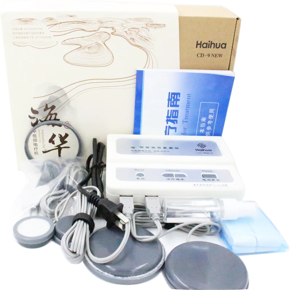 

Haihua CD-9 Serial QuickResult therapeutic apparatus.Electrical stimulation Acupuncture therapy Device 110V 220V US EU Plug