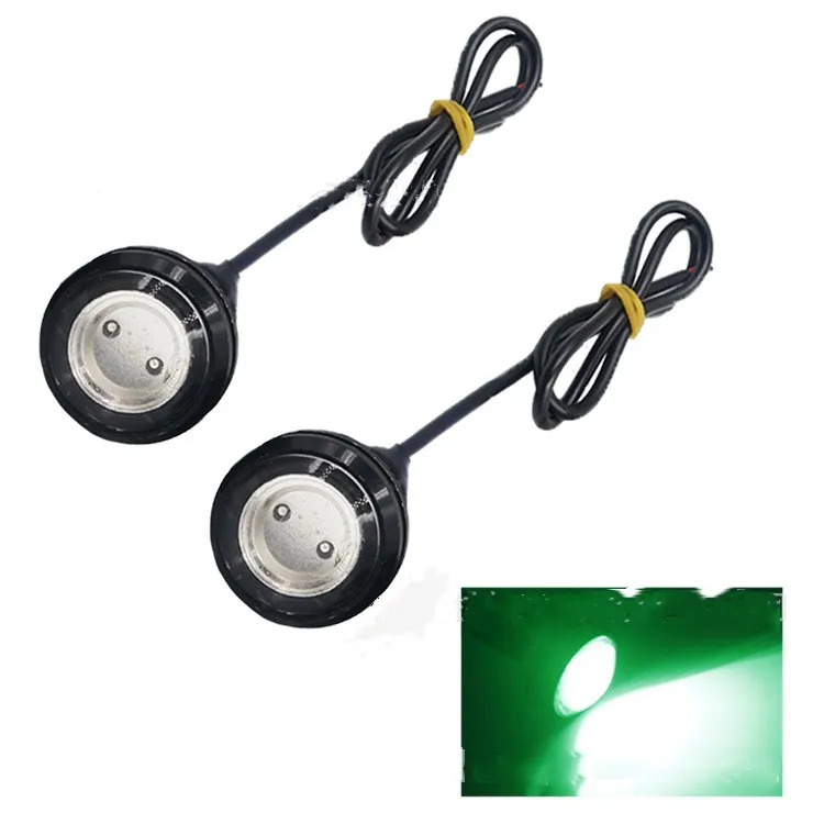 2 pcs of Led Waterproof Eagle Eye 12 Volt Light 23mm red green blue amber daytime running light eagle eye led tail lamp 2 pcs of Led Waterproof Eagle Eye 12 Volt Light 23mm red green blue amber daytime running light eagle eye led tail lamp